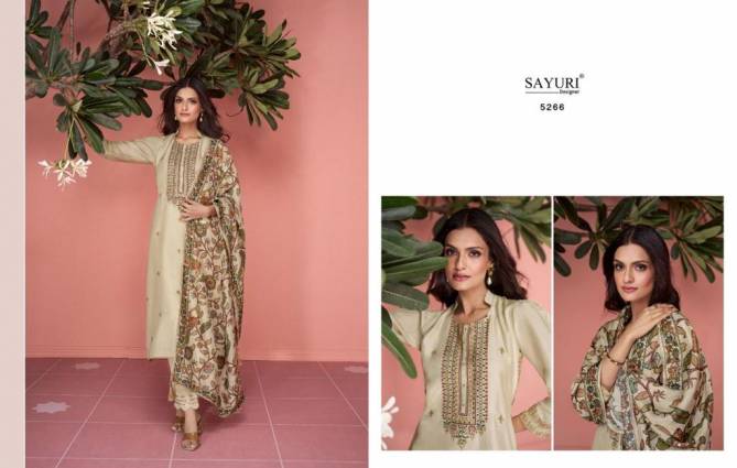 Sofiya By Sayuri 5262 To 5266 Printed Suits Catalog
